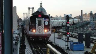 R42 Z Train & R160A-1 M Train at Marcy Ave