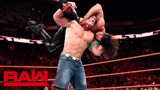John Cena vs. Seth Rollins - Seven-Man Gauntlet Match Part 2: Raw, Feb. 19, 2018