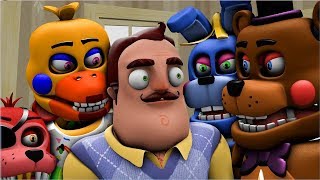 ЧТО БУДЕТ ЕСЛИ ТЫ СОСЕД АНИМАТРОНИКА FNAF Майнкрафт в Реальной жизни Видео Для детей Мультик Дети