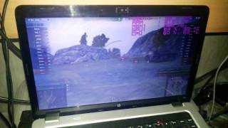 HP G62-a14ER, i3 330M, Radeon HD 5470 1 гб, тест с замером фпс танки World of Tanks
