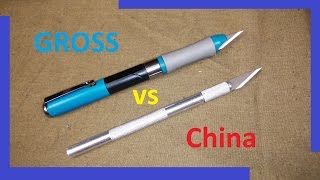 Скальпель / Нож  Gross 78885 в замен китайского с aliexpress