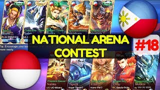 Philippines VS Indonesia [1st Game 160617] | National Arena Contest Mobile Legends