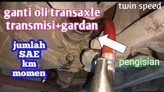 GANTI OLI TRANSAXLE GARDAN TRANSMISI CALYA AGYA SIGRA AYLA MANUAL