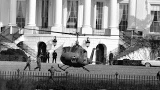 Disgruntled soldier buzzes White House in stolen helicopter - 2/17/1974