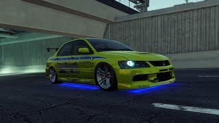 NFS PAYBACK -  Paul Walkers Evo customisation +  air suspension tutorial