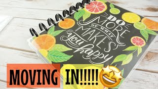 HORIZONTAL HAPPY PLANNER SETUP | HOME PLANNER SETUP | LIFE PLANNER + HOME PLANNER