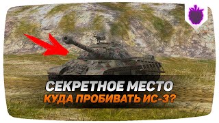 СЕКРЕТНОЕ МЕСТО ИС-3 / КУДА ПРОБИВАТЬ ИС-3? WoT & WoT Blitz