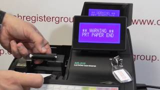 Sam4s NR-510 How to change the paper roll