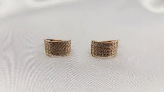 золотые серьги