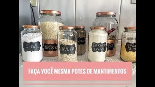 DO LIXO AO LUXO | DECORANDO POTES DE VIDRO GASTANDO POUCO