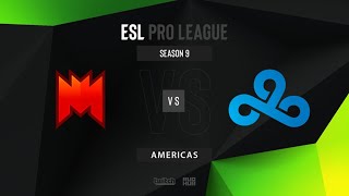 Infinity vs Cloud9 - ESL Pro League Season 9 - NA - map1 de_train [SSW]