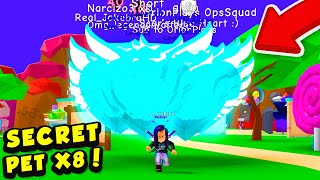 Getting a team of SECRET ETERNAL HEART PETS in Bubble Gum Simulator