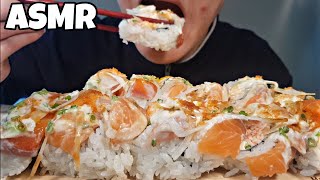 연어롤 리얼사운드 먹방 ASMR Salmon roll Mukbang Eating sounds Real sounds