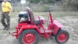 Самодельный трактор из запорожца. Двигатель Honda GX 270 9лс Eigenbau Traktor