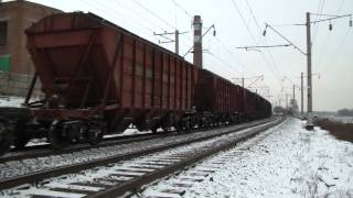 ВЛ80С-1632/751 с грузовым поездом