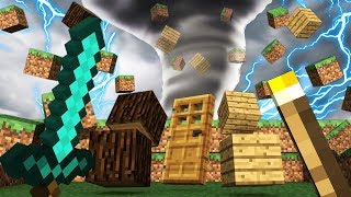 REALISTIC TORNADO IN MINECRAFT | Minecraft - Mod Battle Challenge | JeromeASF