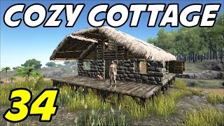 ARK Survival Evolved - E34 "Cozy Cottage!" (Gameplay / Playthrough / 1080p)
