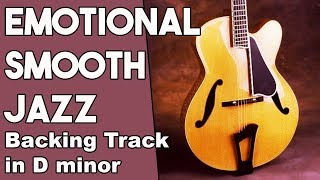 Emotional Smooth Jazz Guitar Backing track in Dm