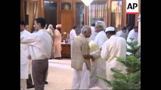 MPs and state legislators vote for next president