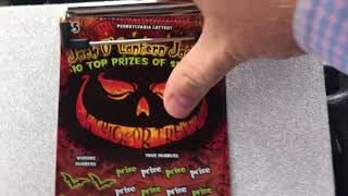 SWEET WIN!! NEW PA LOTTERY HALLOWEEN LOTTERY TICKETS!!