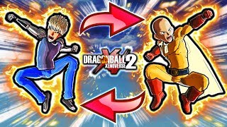 NEW XENOVERSE 2 TAG TEAM CHARACTER SKILL! Dragon Ball Xenoverse 2 One Punch Man & Genos Vs Goku