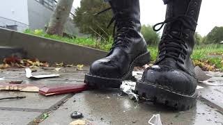 Steel Army / Ranger Boots stomp, trample and destroy collectable model toy car