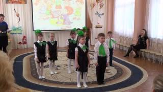 Мультяшки "Будущий солдат" (исполняют дети из группы "Сказка")