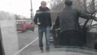 Сергей Светлаков избил битой беспредельщика