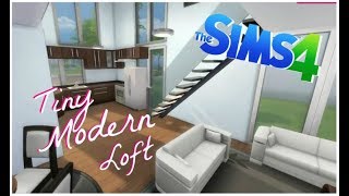 TINY MODERN LOFT | The Sims 4 | Speed Build