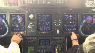 Dornier328 Cockpit Skywork Airlines Takeoff Schiphol to Bern -1080P-