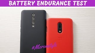 Redmi K20 Pro vs Oneplus 7 Battery Drain Test