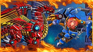Robot Lion King VS Robot Fire Dragon - Game Show - Game Play - 2016 - HD