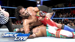 Xavier Woods vs. Jinder Mahal - U.S. Title Tournament Semifinal: SmackDown LIVE, Jan. 16, 2018