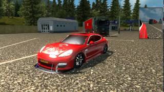 EURO TRUCK SİMULATOR 2 PORSCHE PANAMERA TR LİMİTED EDİTİON MODU İŞTE ARABA BUDUR!!!!