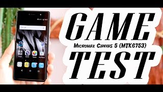Micromax Canvas 5 (e481) - GAME TEST | ИГРОТЕСТ (FPS - во всех современных играх)
