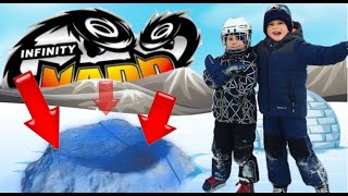 Как сделать арену ИНФИНИТИ НАДО своими руками на улице зимой? // KiFill boys