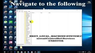 Enable or Disable USB Drives and Mass Storage Devices using Registry