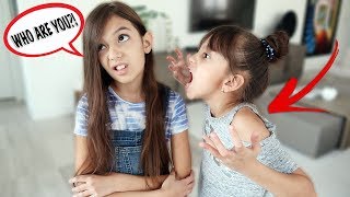 I LOST MY MEMORY PRANK ON LITTLE SISTER FOR 24 HOURS! | Emily and Evelyn