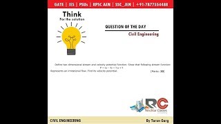 potential and stream function_(FM-11) by tarun sir (IIT Delhi)_GATE AIR -15_SSC JEN mains
