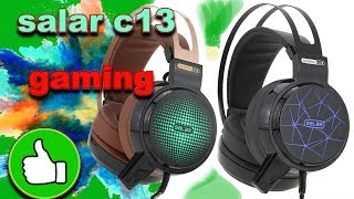 Salar C13: БЮДЖЕТНЫЕ ИГРОВЫЕ НАУШНИКИ !!!