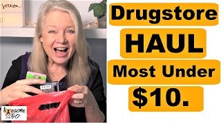 Drugstore Haul, My Top 10 Finds & Not just Beauty & Makeup, Mature over 50 Women