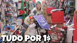COMPRAS de NATAL na DOLAR TREE ?? - #Vlogmas01