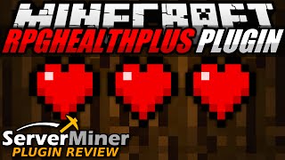 How to add an RPG health system in Minecraft with RPGHEALTHPLUS Plugin