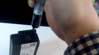 Заправка картриджа HP 711 / How to refill HP 711 cartridge