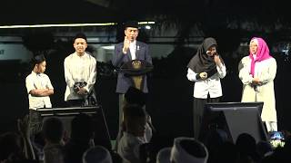 INI TINGKAH GUGUP SANTRI JAWAB PERTANYAAN JOKOWI