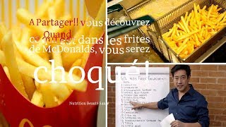Quand vous découvrez ce qui est dans les frites de McDonalds, vous serez choqué!