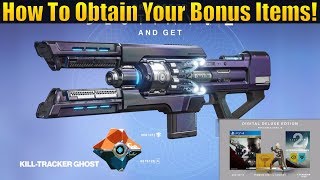 Destiny 2 - How To Get Pre-order & Special Edition Content! (Legendary Sword, Emote, Ghost & More)