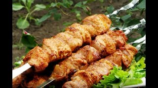 Быстрый шашлык без маринада, очень сочно!