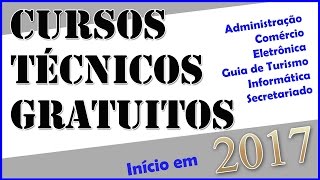 Cursos Técnicos Gratuitos:  6 opções no Centro Paula Souza.