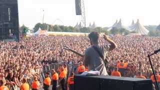Foals Walk On Stage At Leeds 2013